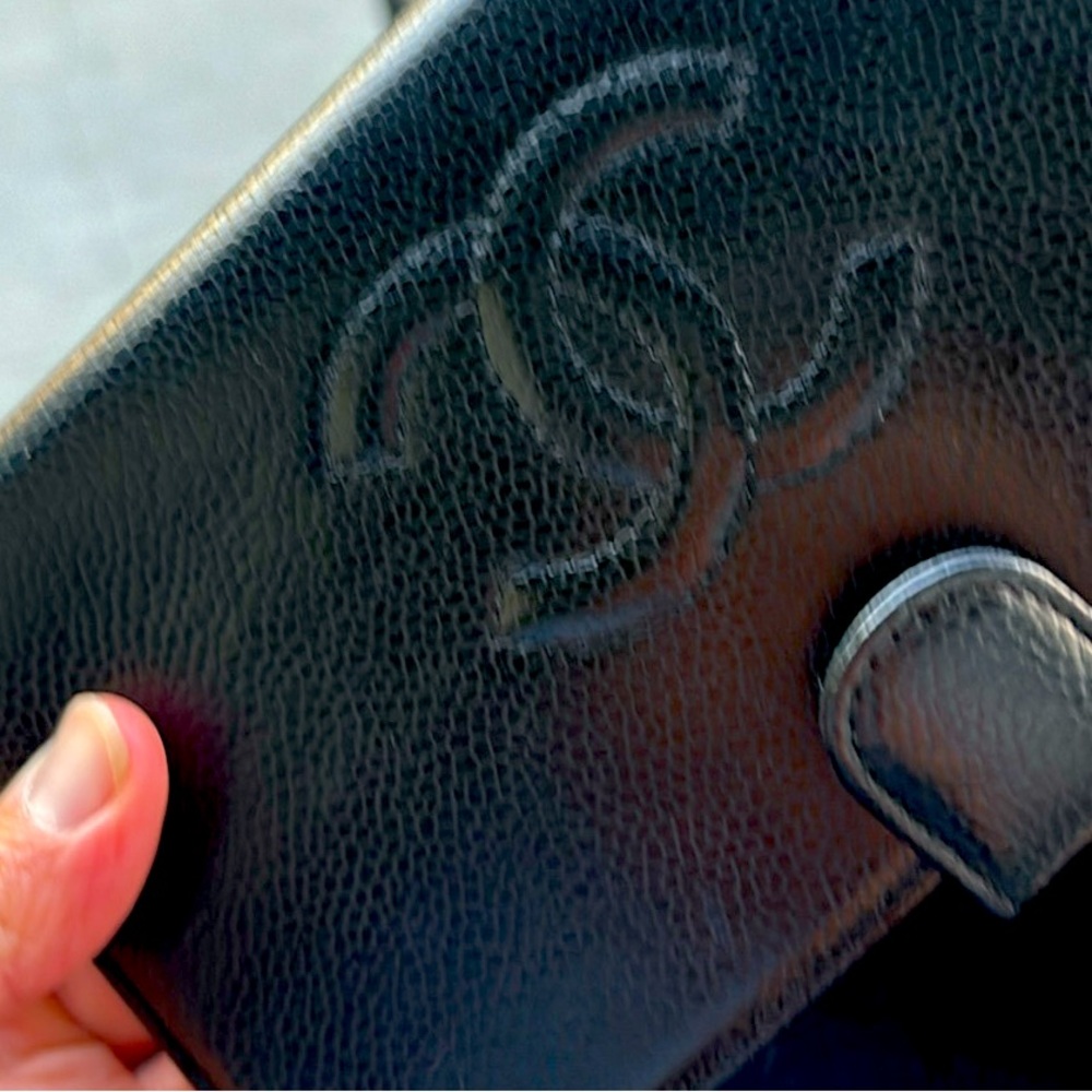 SOLD! Chanel Leather Clutch Wallet - Black, Authentic, Barely Used - With tags